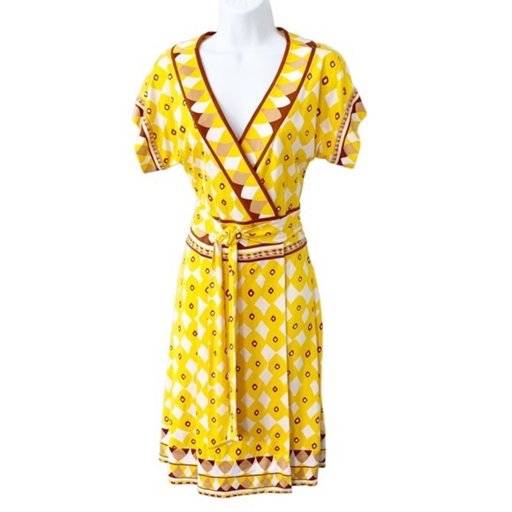 Diane Von Furstenberg Nalia Silk Wrap Dress Size 8